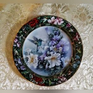 Set Of 4  Collector Plate by Lena Liu - White